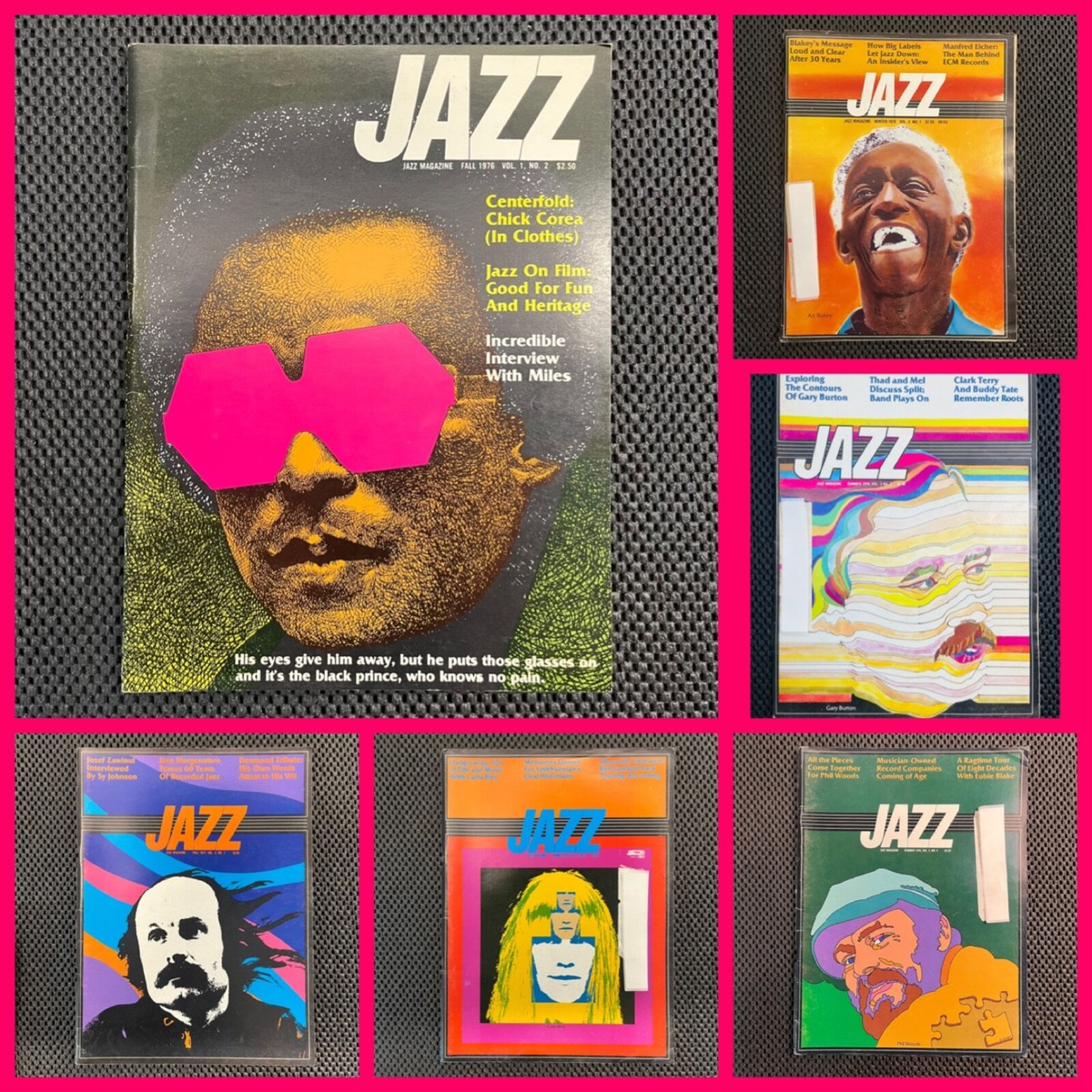 JAZZ MAGAZINE *YOU CHOOSE* Vintage Back Issues Late 70s 80s Corea 