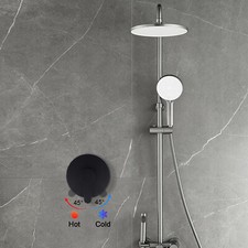 Black Bathroom Trim Kit Rough-In Valve Single Handle Tub Shower Valve Mixer Kit