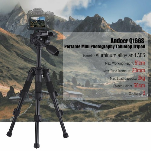 Extendible Mini Desktop Tripod Stand with Ball Head for DLSR Mobile Phone - Picture 7 of 11