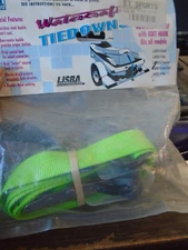 ANCRA Watercraft Universal Bow/Stern Tie-Downs Lime Green With Hooks