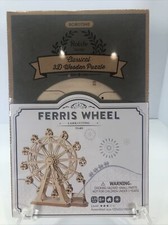 Robotime Rolife 3D Wooden Puzzle Ferris Wheel Laser Cut TG401 NIP