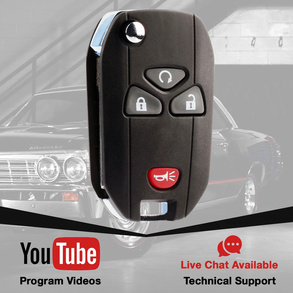 2 Key Fob for 09 2010 2011 2012 2013 Chevrolet Silverado 1500 2500 3500 15913421 Foto 3 de 4