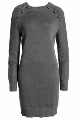 size small Janica Metallic Sweater Dress by REBECCA MINKOFF new