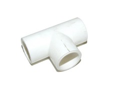 5 PACK OF GENUINE BEST QUALITY PVC PRESSURE PIPE, AIRCON TEE 40MM (1" 1/2')