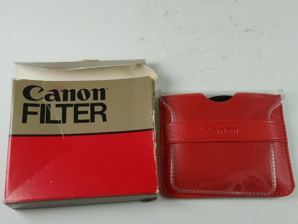 Vivitar 55mm No. 11 (X1) Light Green Camera Lens Filter With Canon Case Japan - Image 2 of 2