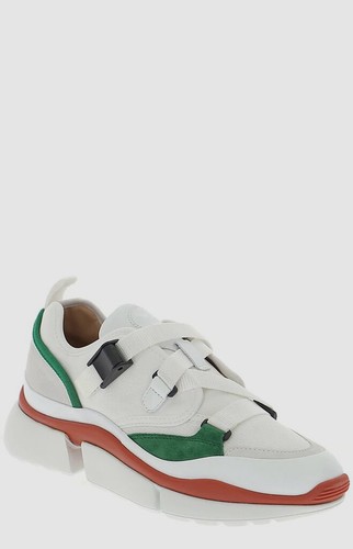 chloe sonnie low top sneaker white