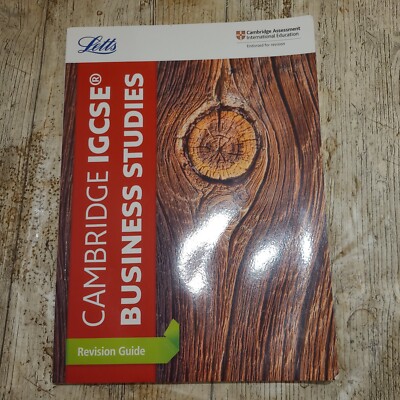 Letts Cambridge IGCSE Business Studies Revision Guide For Current Exams
