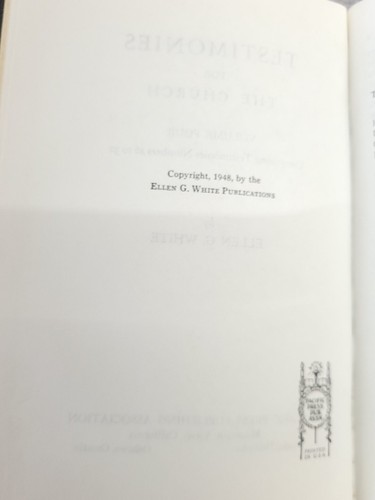 Testimonies for the Church Volume 4, Ellen G. White 1948 HC sda Pacific Press - Picture 6 of 9