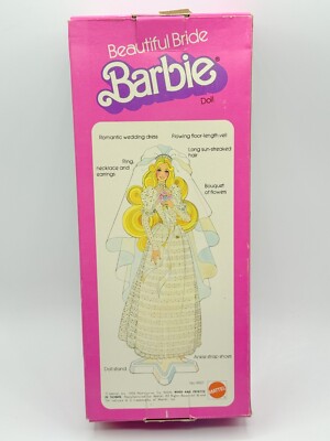 BK~ NIB BARBIE DOLL 1976 BEAUTIFUL BRIDE VINTAGE 9907 | eBay