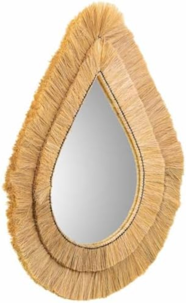 Specchio Marrone Fibra Naturale AlexandreHouse - Soluzione Arredo Ingresso