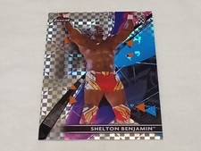 Shelton Benjamin 2021 Topps WWE Finest X-Fractors #37 Parallel Monday Night Raw