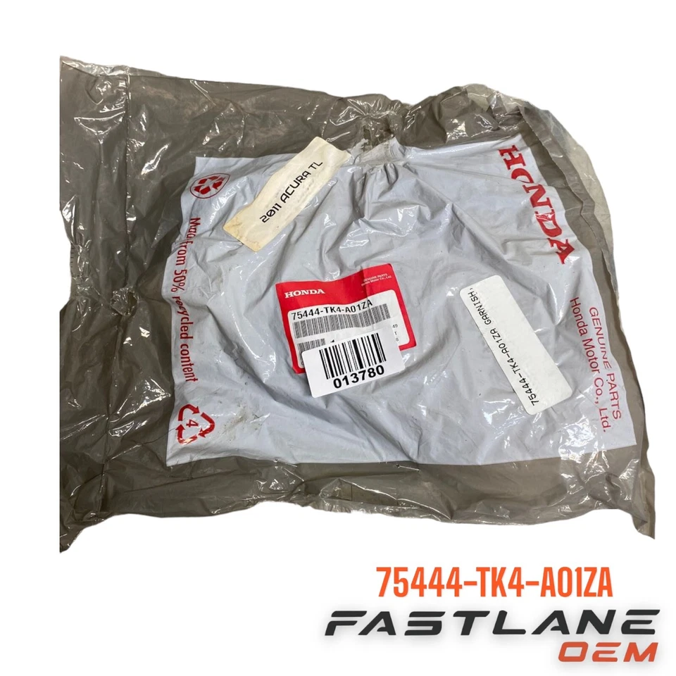 ACURA TL 2009-2014 CONJUNTO DE DECORACIÓN DE PILAR TRASERO IZQUIERDO NUEVO FABRICANTE DE EQUIPOS ORIGINALES 75444-TK4-A01ZA Foto 4 de 4