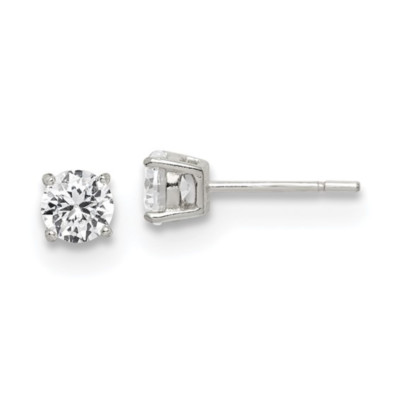 925 SILVER MEN & WOMEN EARRINGS STUDS 3MM, ARETES PARA HOMBRE O MUJER DE PLATA 