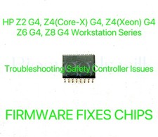 HP Z2 G4, Z4 G4 Core-X/Xeon, Z6 G4, Z8 G4 Workstation, FIRMWARE FIXES BIOS CHIP