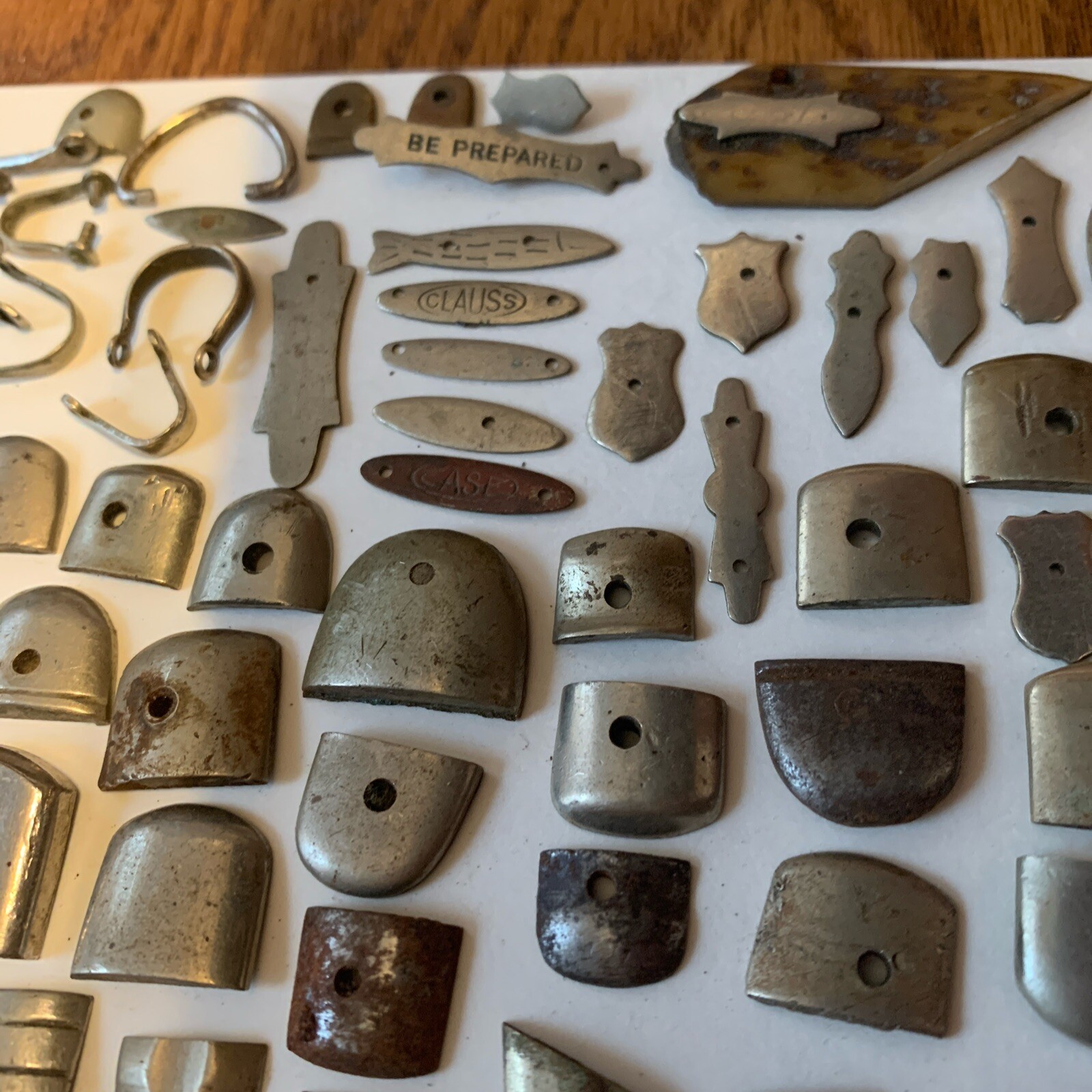 Vintage Pocket Knife Parts Bolsters Badges Emblems Clauss Case Etc. eBay