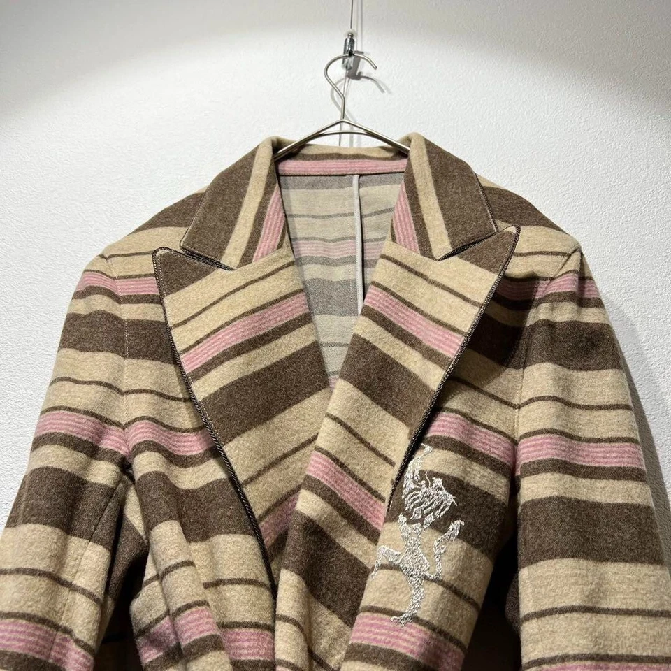 Блейзер Vivienne Westwood мужской в полоску траншея на заказ куртка - Изображение 4 из 4