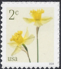 US 2024 Stamps 2 cent Daffodil Scott 5898 single