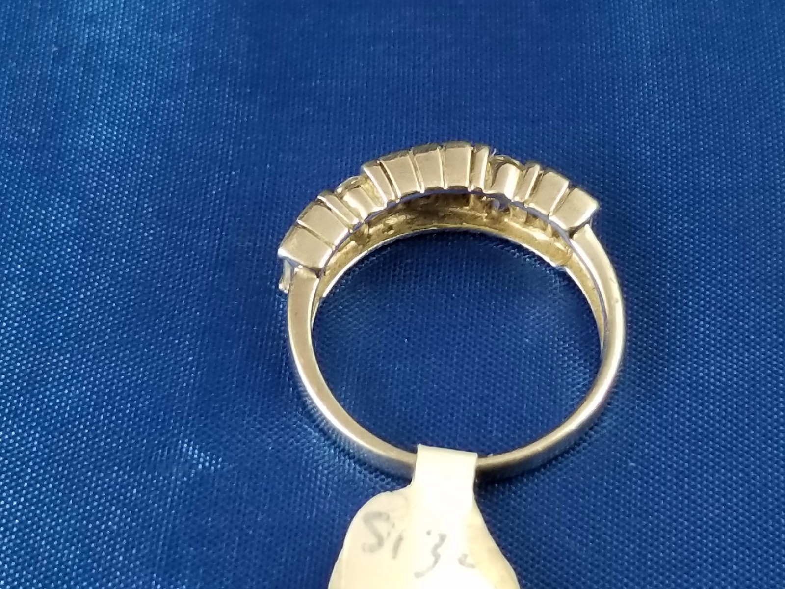 925 Solid Sterling Silver Ring with cubic zirconi… - image 2