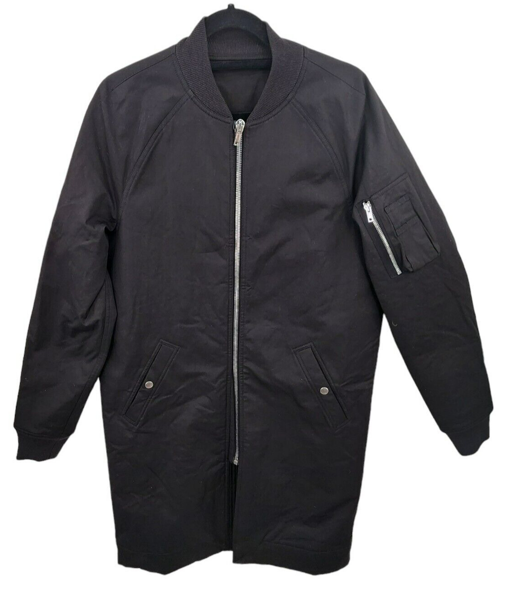 Rick Owens Long Bomber Jacket Trench Coat, size 38, XS, NWT Rick Owens Long Bomber Jacket Trench Coat, size 38, XS, NWT