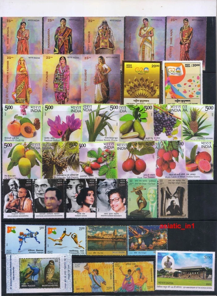 Complete Year Pack of 2023 74 MNH stamps + 11 Miniatures - Image 2 of 4