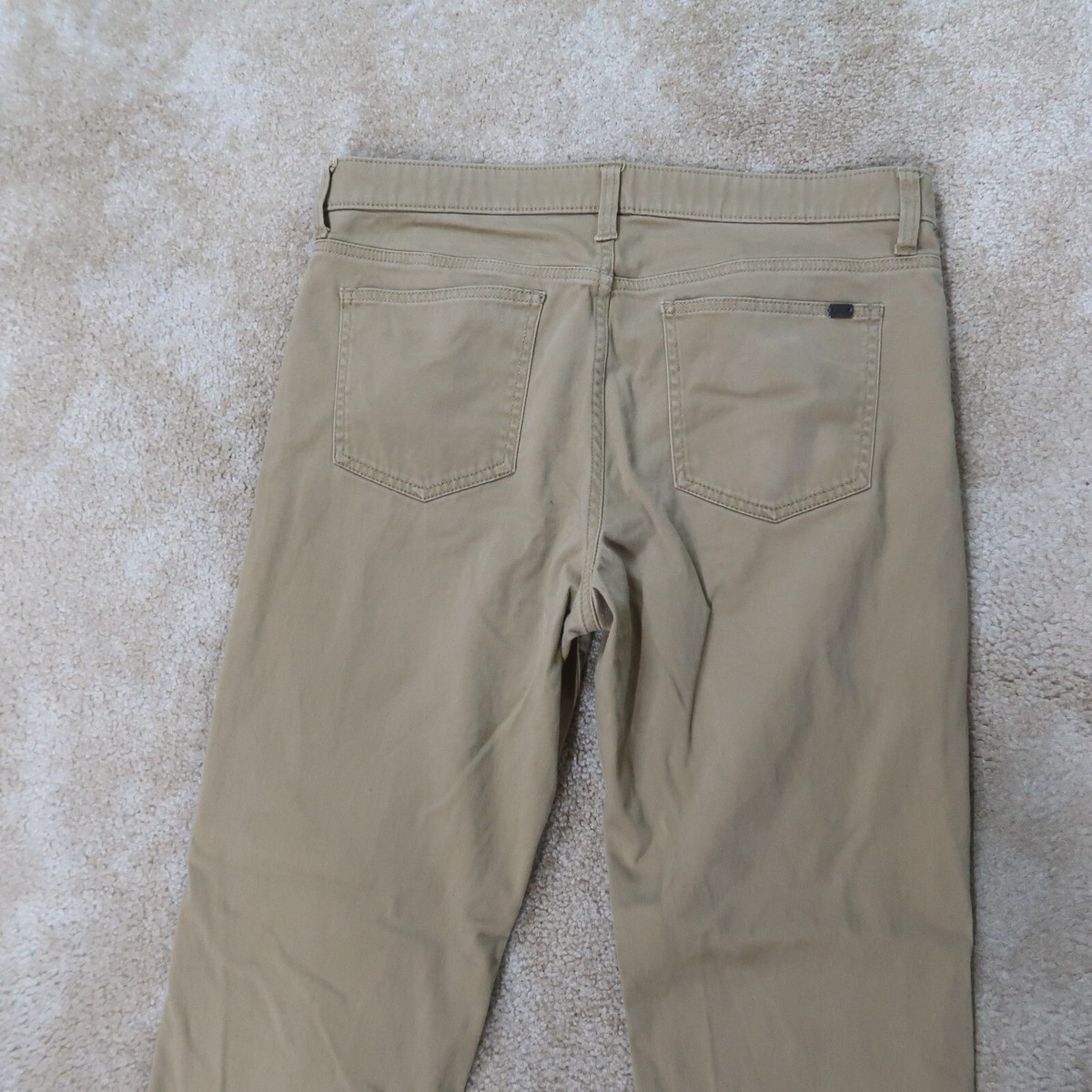 Marc Anthony Slim fit Straight Leg Chino Pants Men's 33x30 Beige Stretch  FLEX | eBay