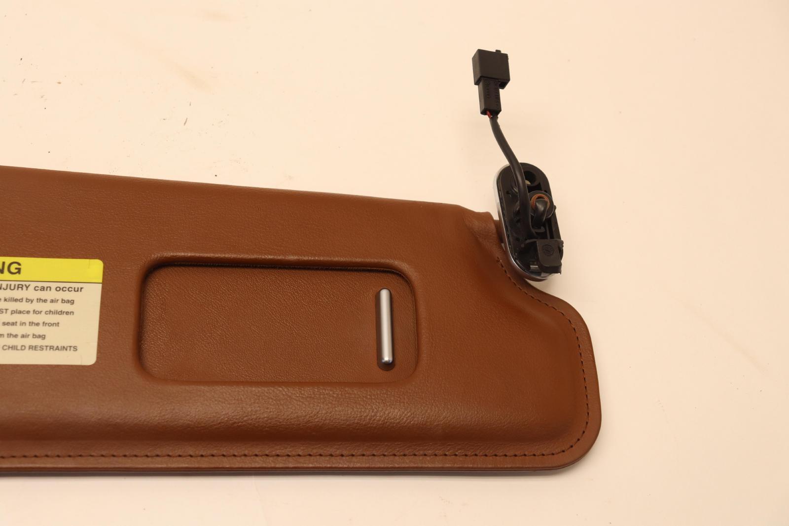 2006-2012 BENTLEY CONTINENTAL FLYING SPUR RIGHT SIDE SUN VISOR SHADE LEATHER OEM