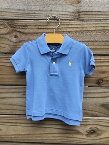 boys light blue polo