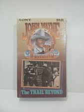 Vintage Sealed Betamax Video John Wayne The Trail Beyond 1934 Film Sony 1985
