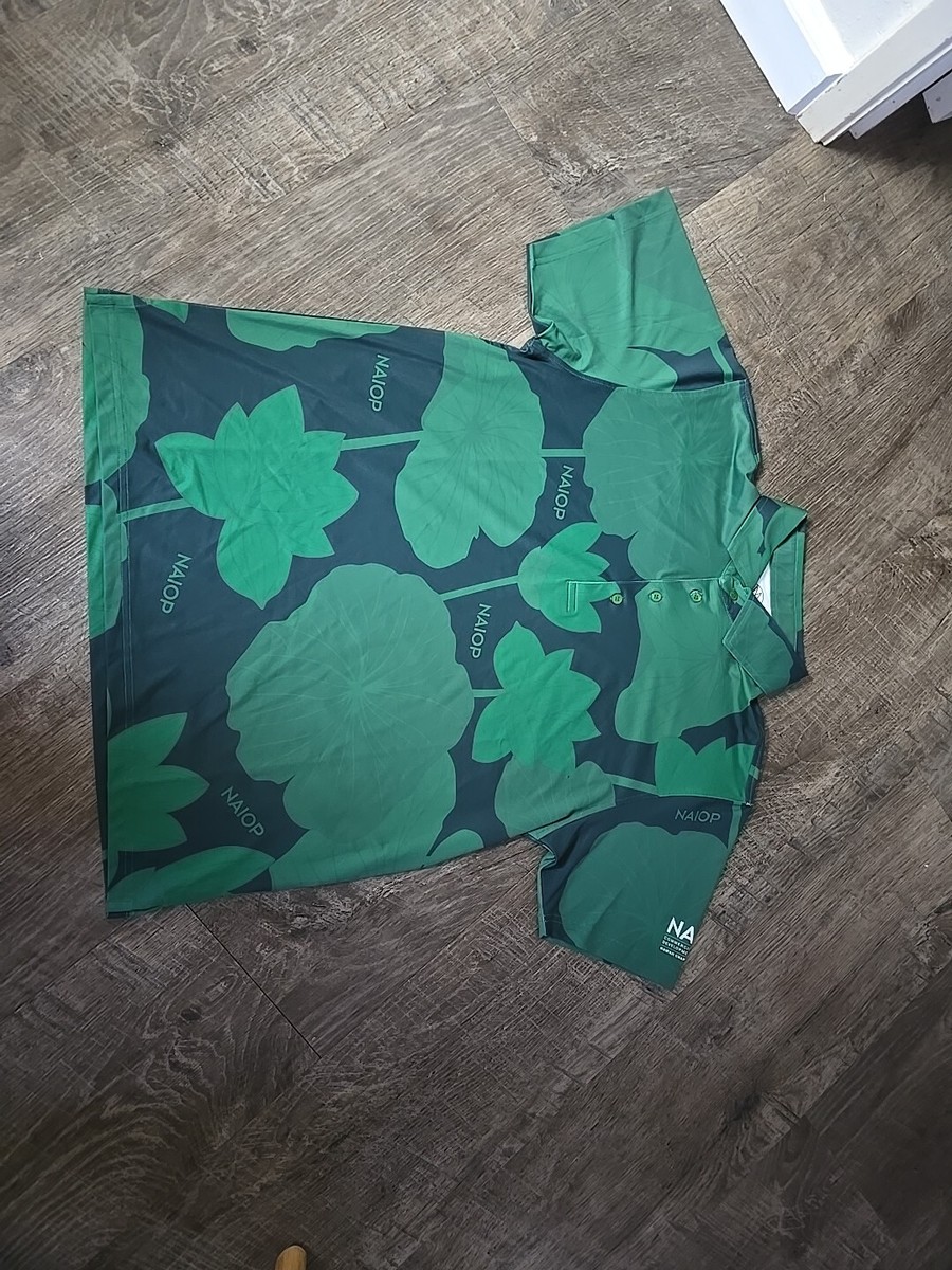 Five Birdies Commercial Real Estate NAIOP Hawaii Chapter Green Polo Shirt Sz M View 2