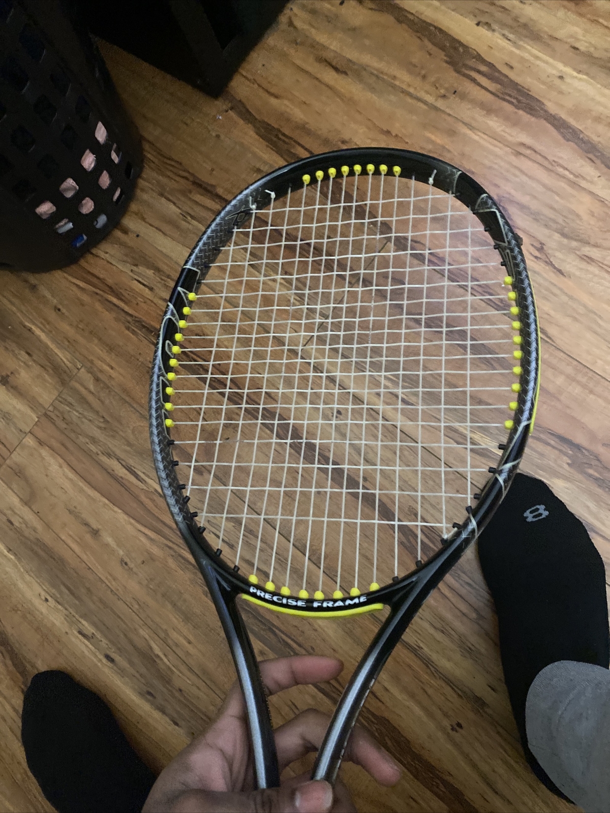 Volkl V1 Classic Precise Frame Big Grommet Mid Plus 102 Sq Tennis Racquet 4 1/2"
