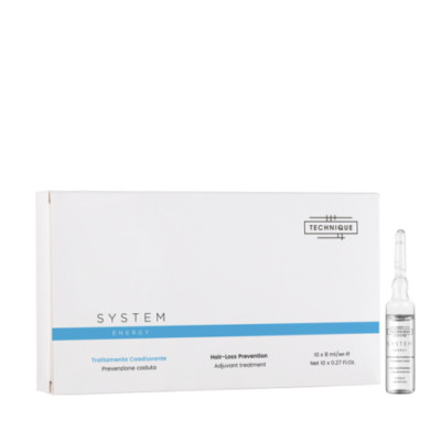 Technique System Energy Intensive Treatment Anti Hair Loss Adjuvant Vials 10x8ml