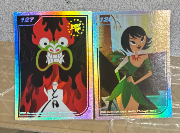 Samurai Jack Battle Through Time Silver Series 2 Limited Run Cards 127 & 128