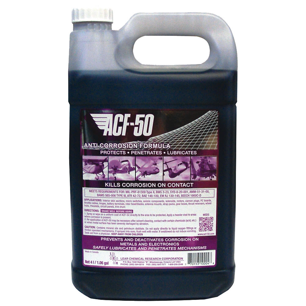 ACF50 ACF-50 LUBRICANT 4 LITRE ANTI CORROSION PROTECTS LUBES