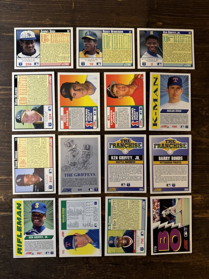 1991 Score Baseball Collector Set Factory Box Complete 900 Card Set NM