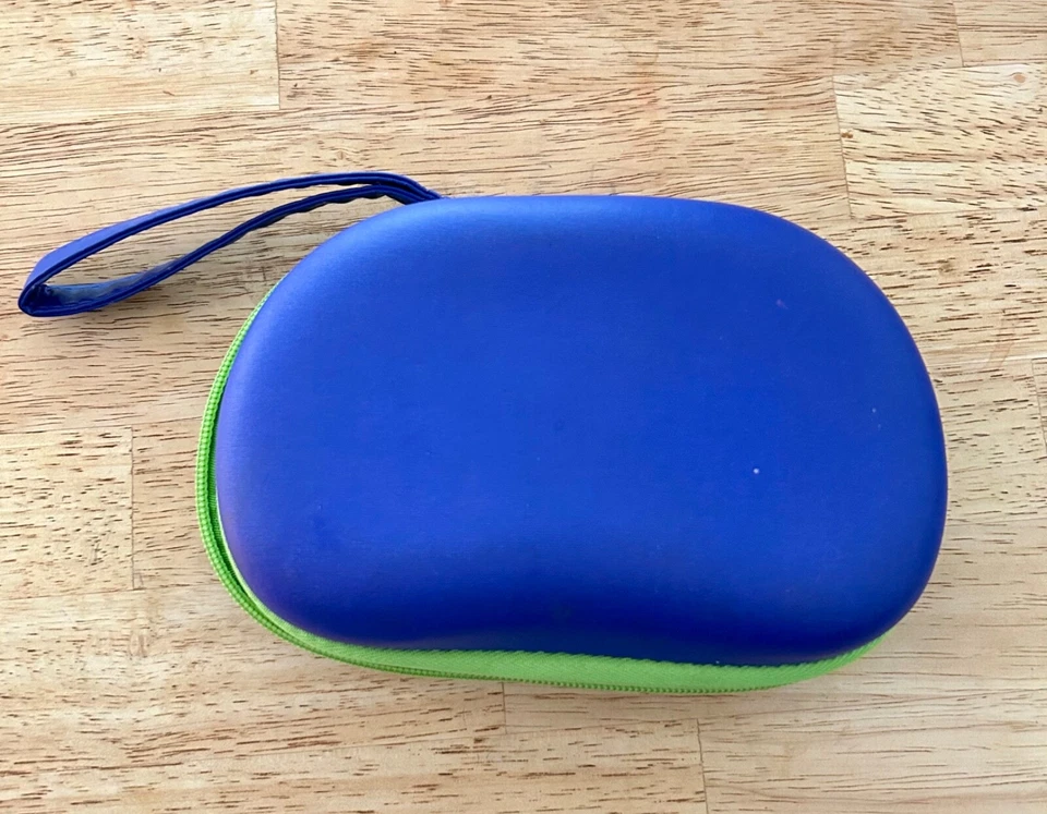 LeapFrog Leapster Explorer Carrying Case Blue Neon Green NO CONSLE CASE ONLY - Image 2 of 3
