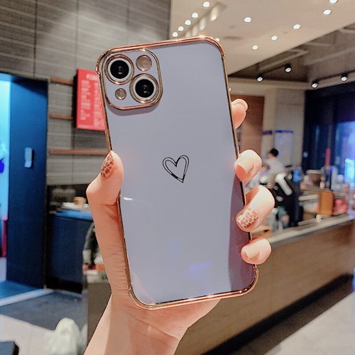 Coque antichoc pour iPhone 15 14 13 Pro Max 12 11 XS 8 Coeur Silicone Soft Étui - Photo 13 sur 18