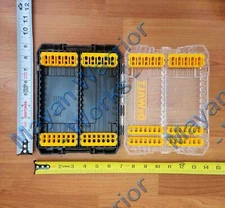 DEWALT Tool Box, Tough Case, Medium, Stackable, organizer with bit holders
