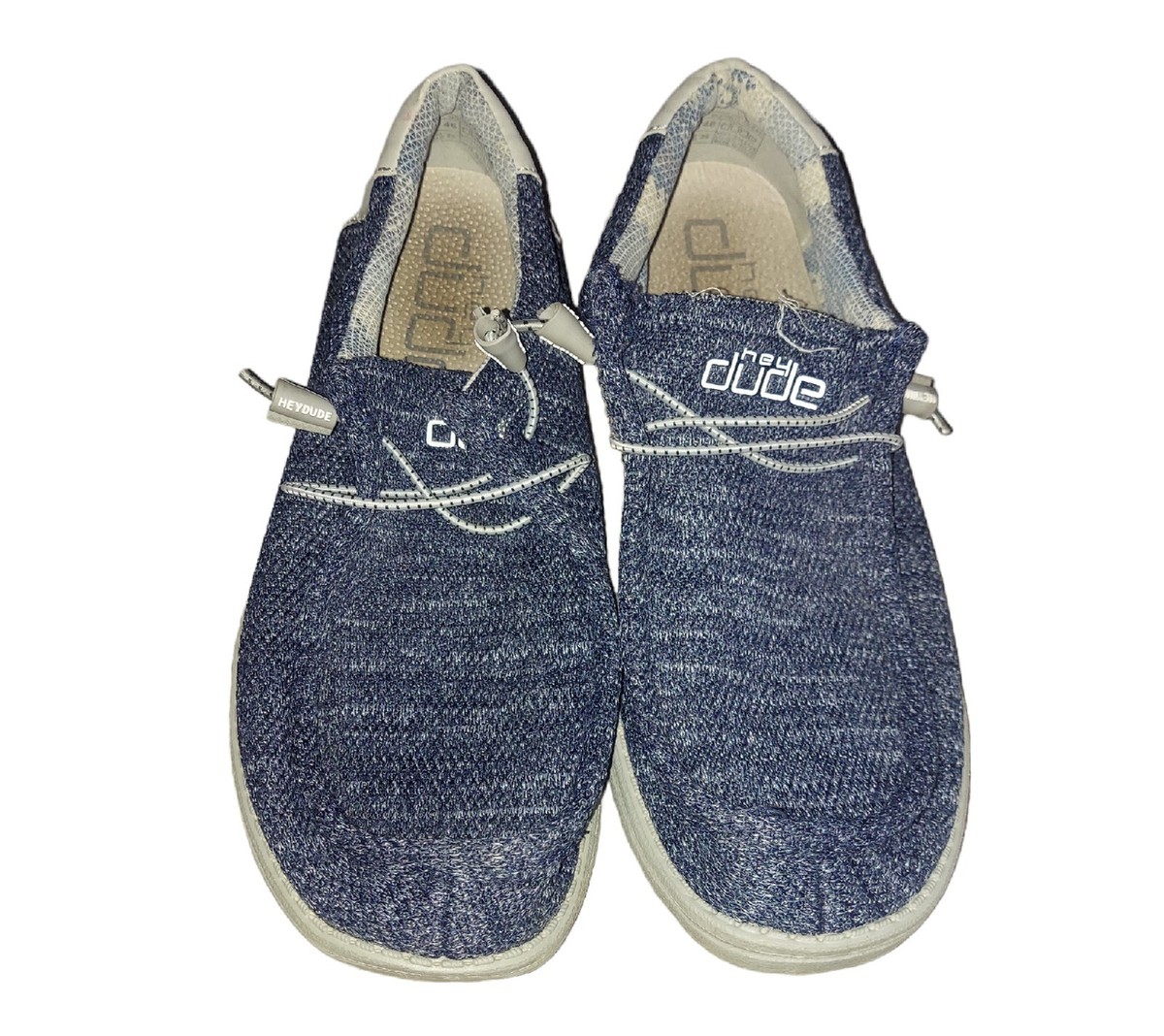 HEY  DUDE WALLY SOX MOONLIT OCEAN Hey Dude Shoes Mens 8 Blue Moonlit Ocean Wally Sox Loafers  main image 2