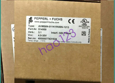 1PCS New In Box Pepperl+Fuchs AVM58N-011K1R0BN-1213 Fast Ship DHL/FedEx