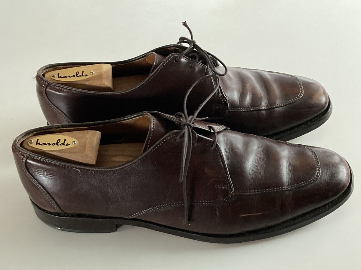 ❤️ Allen Edmonds Burton Moc Toe Brown Leather Oxfords 