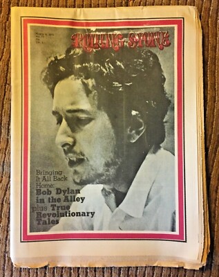 Rolling Stone Mag BOB DYLAN #77 March 4 1971 Joni Mitchell  Byrds Stephen Stills