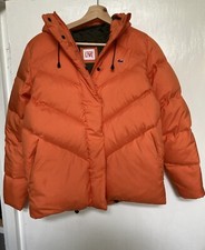 Lacoste Orange Puffer Jacket, Women’s Size Medium
