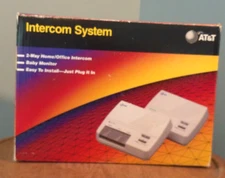 AT&T 9000 2-Way Intercom Unit Plug and Play Vintage Great Pre-owned Condition