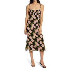 Reformation Arie Floral Print Midi Dress, Rosalia, 10