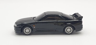 1/72 UCC NISSAN SKYLINE GT-R BNCR33 R33 BLACK diecast car pullback