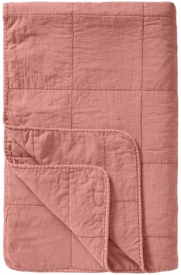 Ib Laursen - Decke Quilt Tagesdecke 180x130cm Vintage Melone Rot Melon 6208-97