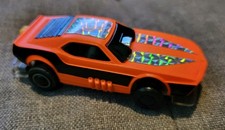 Vintage Toys Afx TYCO COMMAND CONTROL MUSTANG LIGHTED SLOTLESS CAR Yellow, Runs