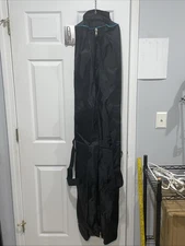 Ski or Snowboard Zip Bag 60” Long W/ Carrying Handles Multi Inside Pockets Black