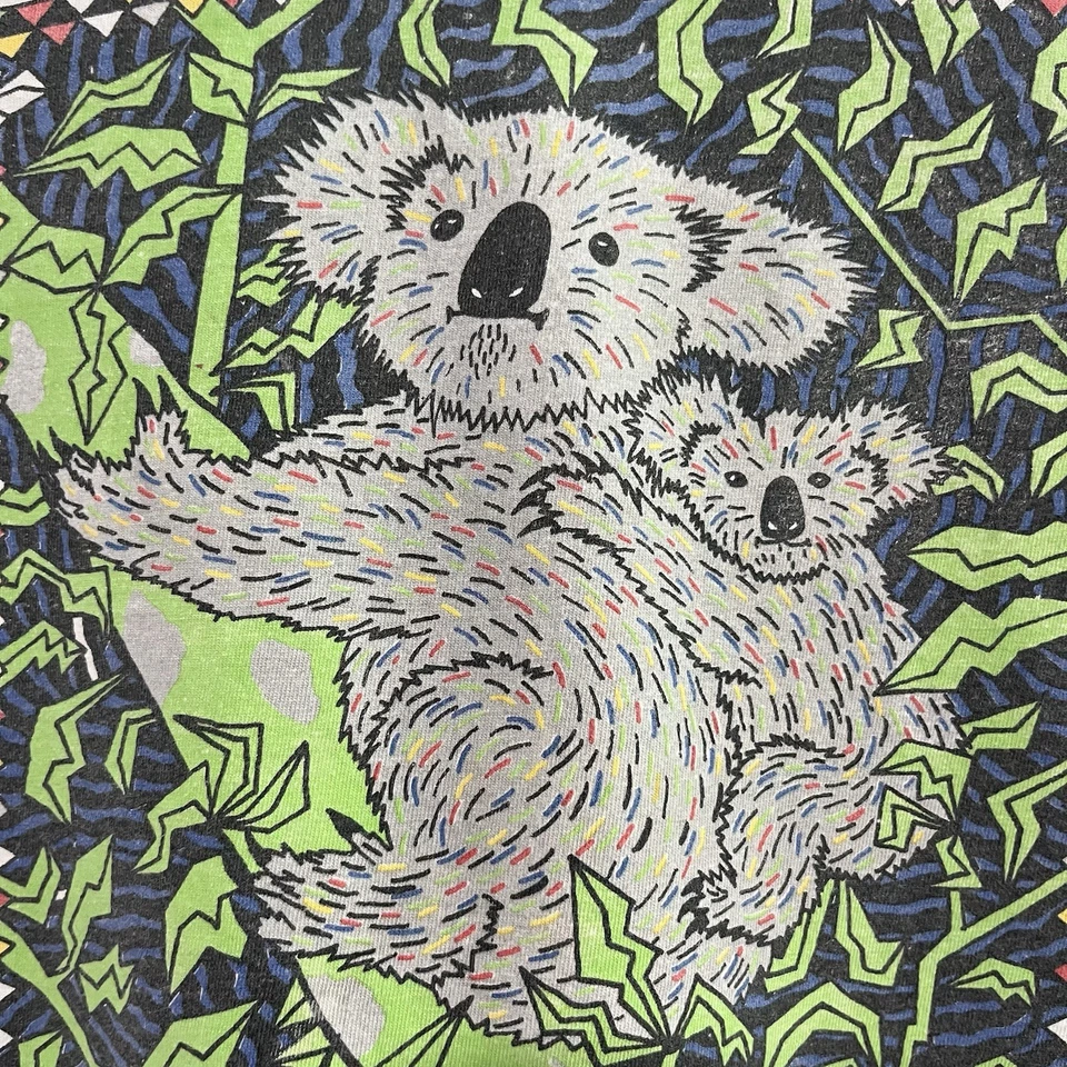 Camiseta Koala De Colección Grande L Conservación Naturaleza Camiseta Arte Abierto San Diego Promo Foto 4 de 4