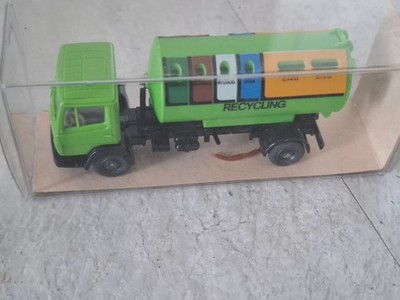 MB Lkw Recycling Container, grün, 1:87, Wiking, OVP, 20643